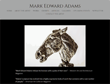 Tablet Screenshot of markedwardadams.com